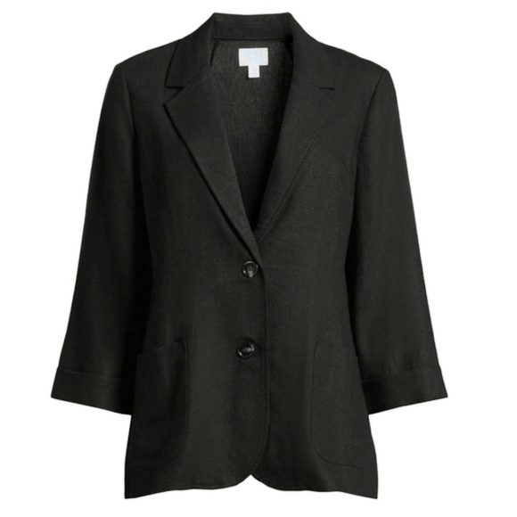 Time and Tru Jackets & Blazers - Time & Tru Linen Blend Jacket